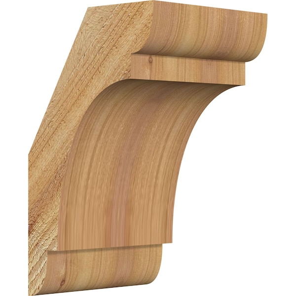 Ekena Millwork 6"W x 6"D x 10"H Olympic Rough Sawn Knee Brace, Western Red Cedar BRC06X06X10OLY00RWR - main